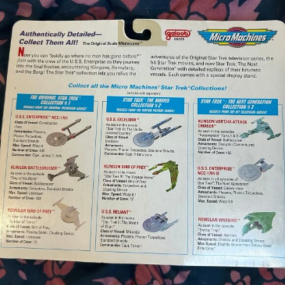Micro Machines Space Star Trek The Original Series Mini Ship Figures NIB Retro - Picture 3 of 3